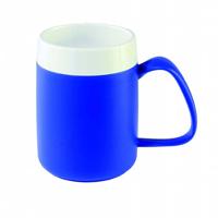 Conische warmhoudbeker | Kleur: Blauw | Inhoud: 200 ml | Drinken zonder uw hoofd te kantelen | OR207BL | Ornamin - thumbnail