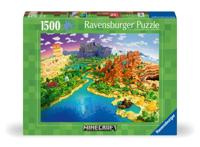 Ravensburger legpuzzel world of minecraft, 1500st. - thumbnail
