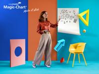 Magic chart legamaster flipchart 90x120cm wt ruit - thumbnail