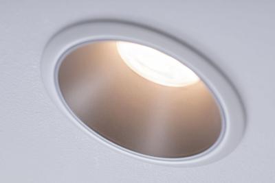 Paulmann 93398 LED-inbouwlamp LED GU10 10 W Wit (mat), Zilver