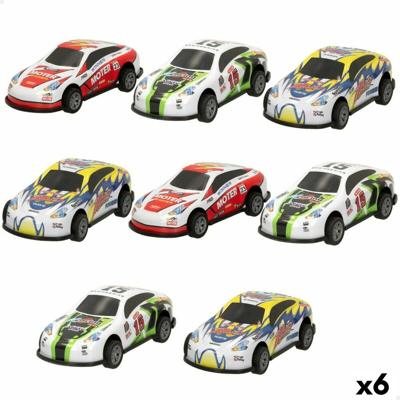 Voertuig Speelset Speed & Go 8,9 x 2,7 x 4 cm (6 Stuks)