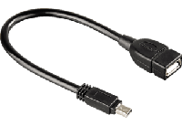 Hama USB Mini B A Contact 15 Cm - thumbnail