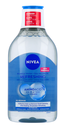 Nivea Essentials micellair water 5-in-1 normale huid 400 Milliliter Nivea Essentials micellair water 5-in-1 normale huid 400 Milliliter