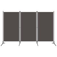 Kamerscherm met 3 panelen 260x180 cm antraciet - thumbnail