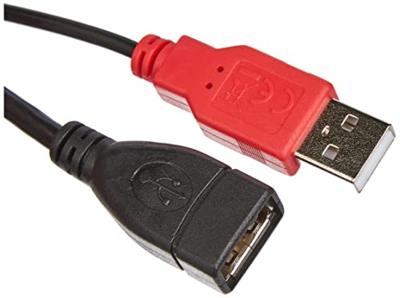 DeLOCK y-kabel 2x usb-a 2.0 male > 1 x usb-a 2.0 female splitterkabel (zwart/rood, 0,2 meter)