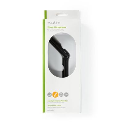 Nedis Microfoon | Bedraad | 1x 3,5 mm | 1 stuks - MICSJ100BK MICSJ100BK