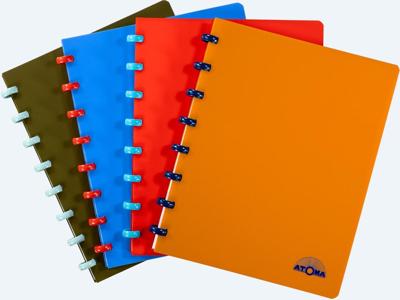 Atoma Nature schrift, ft A5, 144 bladzijden, commercieel geruit, geassorteerde kleuren Atoma Nature schrift, ft A5, 144 bladzijden, commercieel geruit, geassorteerde kleuren
