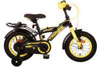 Volare thombike kinderfiets - jongens - 12 inch - zwart geel - twee handremmen - thumbnail