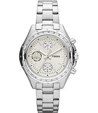 Horlogeband Fossil CH2832 Roestvrij staal (RVS) Staal 16mm