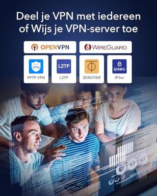 Cudy WR3000E AX3000 Gigabit Dual Band Wi-Fi 6 Mesh Router, MU-MIMO, OFDMA, WireGuard, OpenVPN, WPA3, Cudy Mesh en APP ondersteund