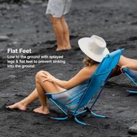 Helinox Beach Chair Stoel Blue Mesh - thumbnail