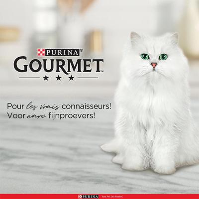 Gourmet Perle Mini Filets in saus met kalkoen, eend, tonijn, lam natvoer kat 40 x 85 g