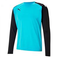 PUMA teamPACER Keepersshirt Lange Mouwen Felblauw Zwart Wit - thumbnail