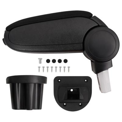 VidaXL Armsteun 13,5x32,5x(31-46,5) cm abs zwart