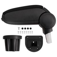 VidaXL Armsteun 13,5x32,5x(31-46,5) cm abs zwart - thumbnail
