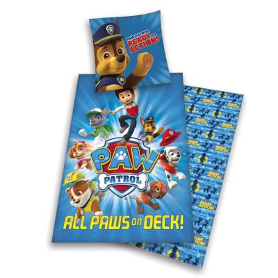 Paw Patrol dekbedovertrek Outside 140 x 200 cm - 63 x 63 cm - Polyester