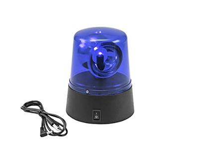 EUROLITE LED Mini Police Beacon blue USB/Battery - thumbnail