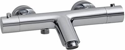 Saqu Essential thermostatische badkraan chroom
