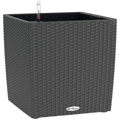 Bloempot Lechuza Zwart Grijs Polypropyleen