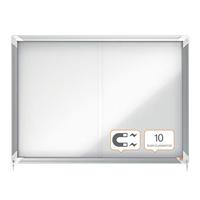 Nobo Premium Plus binnenvitrine, schuifdeuren met hoekslot, magnetisch, 8 x A4 - thumbnail
