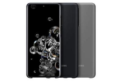 LED Back Cover EF-KG988 - Achterzijde behuizing voor mobiele telefoon - grijs - voor Galaxy S20 Ultra, S20 Ultra 5G