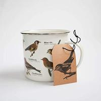 Gift Republic Garden Birds - Emaille Mok - thumbnail