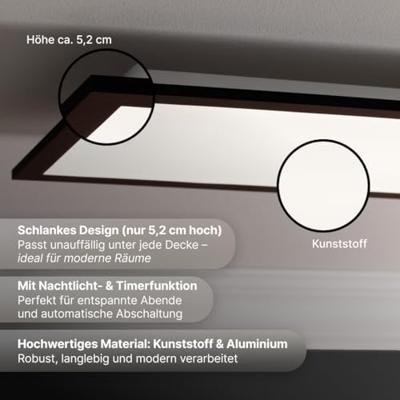 Brilliant PlafondlampBriston 3000-6500K - G99931A06