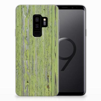 Samsung Galaxy S9 Plus | Bumper Hoesje | Green Wood