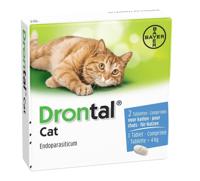 Drontal Cat ontwormingsmiddel kat 2 tabletten - thumbnail