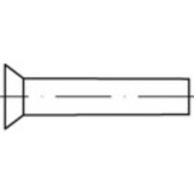 TOOLCRAFT 112323 Verzonken klinknagel (Ø x l) 6 mm x 60 mm Staal 100 stuk(s)
