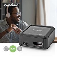 Nedis Digitale Audioconverter | 1-weg | Input: HDMI Input | Output: 2x (2x RCA Female) / 3.5 mm | Automatisch | Antraciet - ACON3415AT - thumbnail