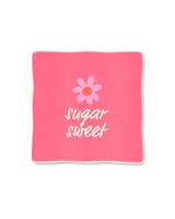 HEMA Tegel 10x10cm keramiek bloem 'sugar sweet' roze - thumbnail