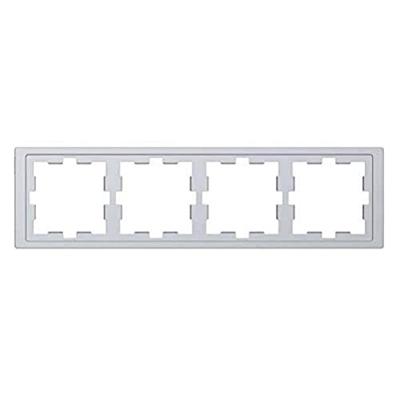 Merten MEG4040-6536 Afdekking Frame System Design RVS 1 stuk(s)