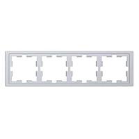 Merten MEG4040-6536 Afdekking Frame System Design RVS 1 stuk(s) - thumbnail