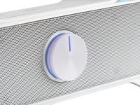 Mars Gaming MSBXW Wit, RGB Soundbar, Bluethooth 5.0 + Jack 3.5, DSP Sound 10W - thumbnail