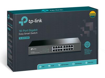 TP-LINK Switch Gigabit TL-SG1016DE 16P Easy Smart - thumbnail