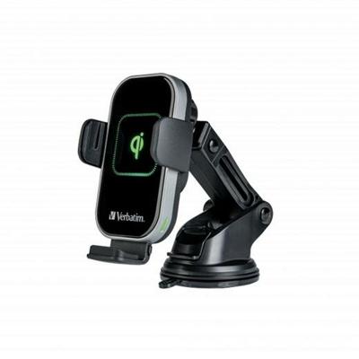 Verbatim FWC-02 Qi Fast Wireless Car Charger 49553 Inductie lader Uitgangen Magnetische aansluiting Zwart