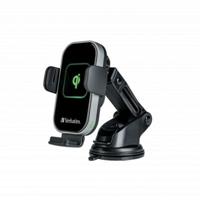 Verbatim FWC-02 Qi Fast Wireless Car Charger 49553 Inductie lader Uitgangen Magnetische aansluiting Zwart - thumbnail