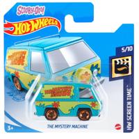 Hot Wheels auto screen time the mystery machine 7 cm blauw - thumbnail