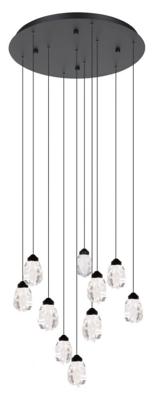 Stars of Light 10-lichts hanglampSindicat zwart - 390412