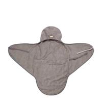Koeka Dijon Organic newborn badcape steel grey - thumbnail