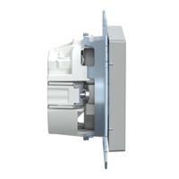 Merten MEG2301-0460 Wandcontactdoos System M Aluminium 1 stuk(s) - thumbnail