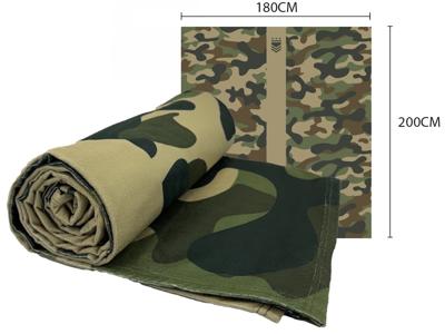 Badhanddoek Strandlaken XXL Kleed Legerprint Camouflage 180 x 200cm