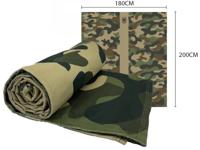 Badhanddoek Strandlaken XXL Kleed Legerprint Camouflage 180 x 200cm - thumbnail