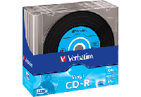 Verbatim CD-R 700 MB Vinyl blanco cd's - thumbnail