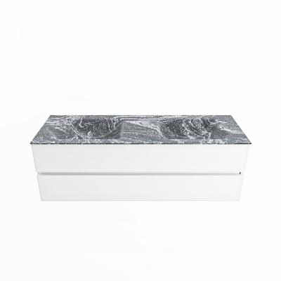 MONDIAZ VICA-DLUX 150cm badmeubel onderkast Talc 2 lades. Inbouw wastafel CLOUD dubbel 2 kraangaten, kleur Lava. MONDIAZ VICA-DLUX 150cm badmeubel onderkast Talc 2 lades. Inbouw wastafel CLOUD dubbel 2 kraangaten, kleur Lava.