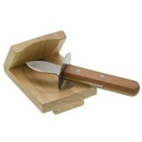 Cosy & Trendy Oestermes Met Houten Oesterhouder - thumbnail