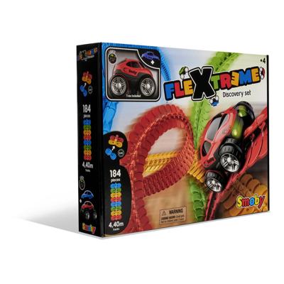 FleXtreme Discovery Set - Circuito automobilistico - Lunghezza 4,40 metri - SMOBY
