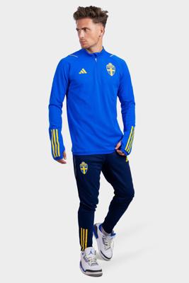 Zweden 1/4 Zip Trainingspak Senior 2022-2023 - Maat XS - Kleur: GeelBlauw | Soccerfanshop