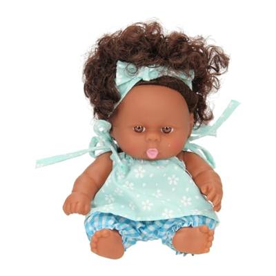 Babypop Krullen met Jurk, 22cm Babypop Krullen met Jurk, 22cm